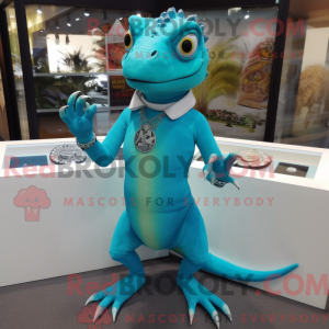 Disfraz de mascota Cyan...