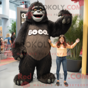Black Giant Sloth mascot...