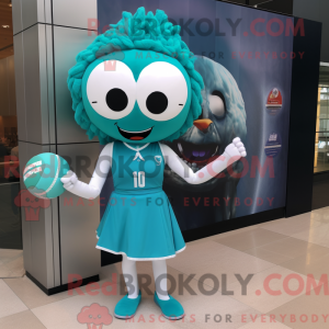 Postava maskota Teal...