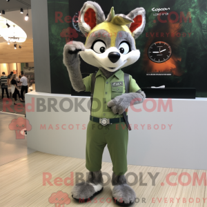 Postava maskota Olive Fox...