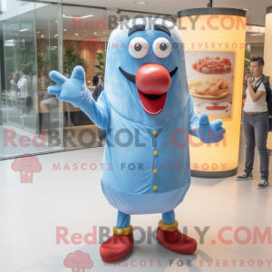 Postava maskota Sky Blue...