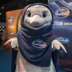 Navy Tuna maskot kostume...