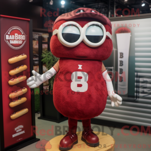 Maroon Bagels maskot...