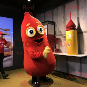 Red Bottle Of Mustard...