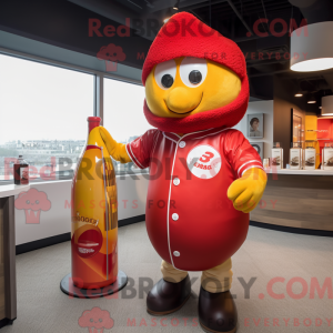Red Bottle Of Mustard...