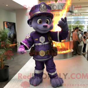 Personaggio mascotte Purple...