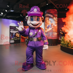 Personaggio mascotte Purple...