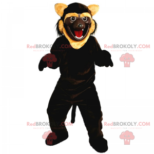 Mascote felino marrom - Redbrokoly.com