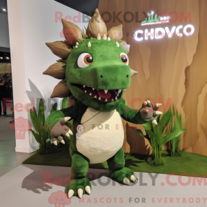 Oliven Stegosaurus maskot...