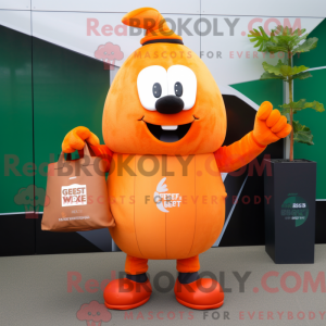 Personaggio mascotte Orange...