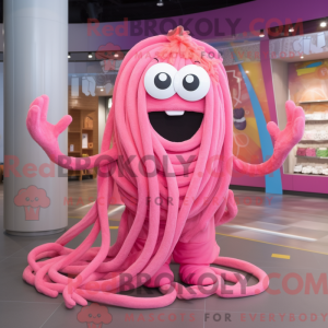 Maskottchenkostüm Pink...
