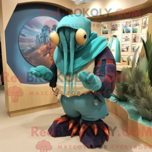 Teal Hermit Crab...