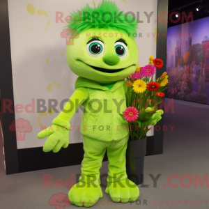 Costume mascotte de bouquet...