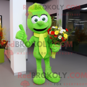 Costume mascotte de bouquet...