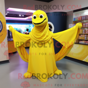 Gul Titanoboa maskot...