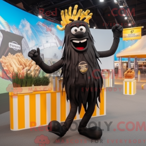 Black French Fries mascot...