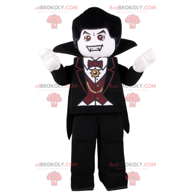 Lego figurine mascot - Dracula - Redbrokoly.com