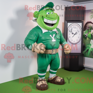 Grøn Attorney maskot...