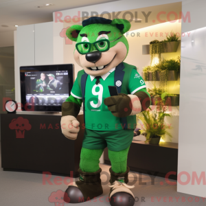 Disfraz de mascota de Green...