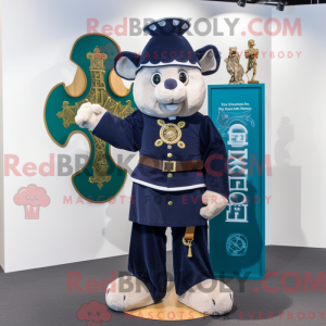 Navy Celtic Cross...