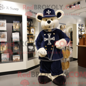 Navy Celtic Cross mascot...