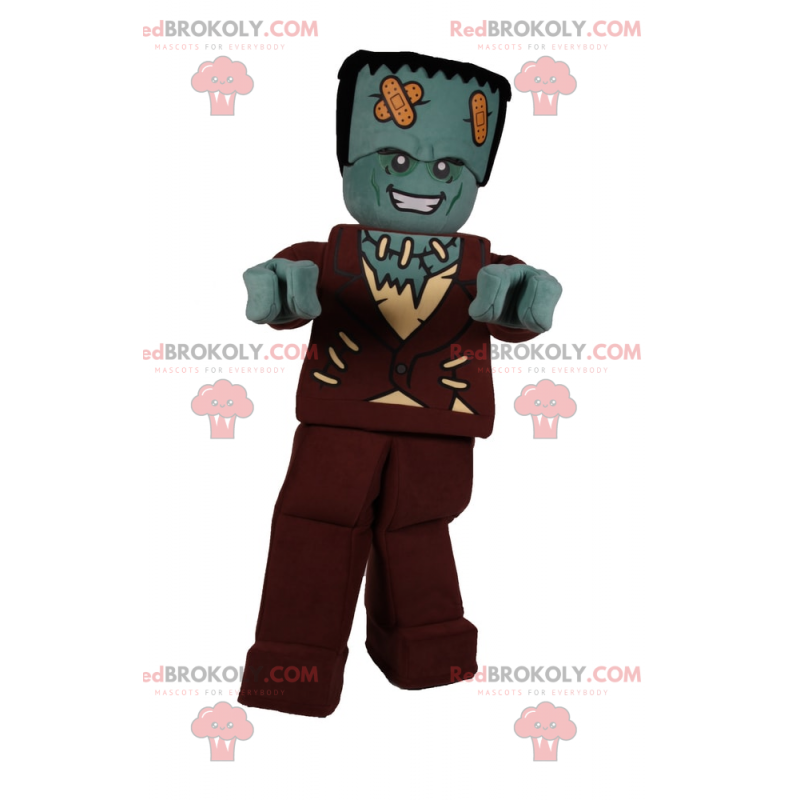 Lego minifigure mascot - Frankenstein - Redbrokoly.com