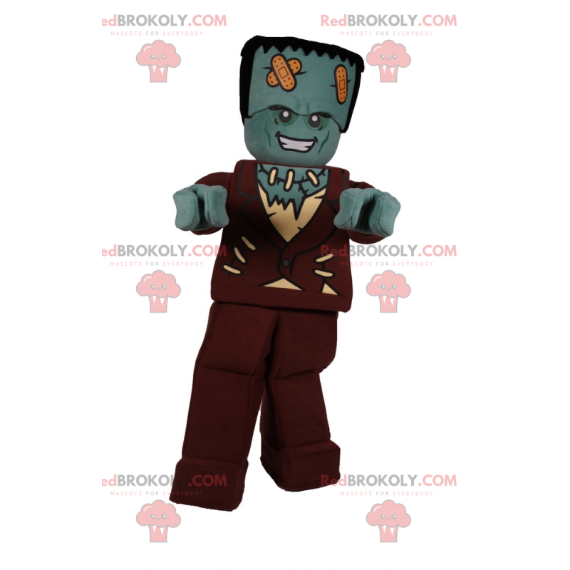 Mascotte de figurine lego - Frankenstein - Redbrokoly.com