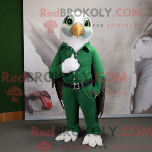 Forest Green Falcon mascot...