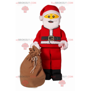 Mascotte de figurine lego - Père Noel - Redbrokoly.com
