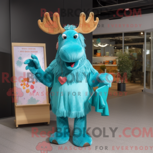 Costume de mascotte d élan...