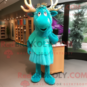 Costume de mascotte d élan...