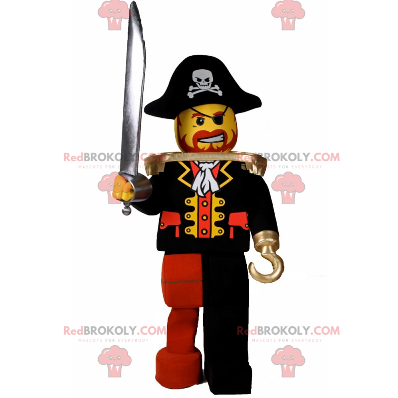 Maskot figurky Lego - Pirát - Redbrokoly.com Maskot figurky Lego - Pirát - Redbrokoly.com