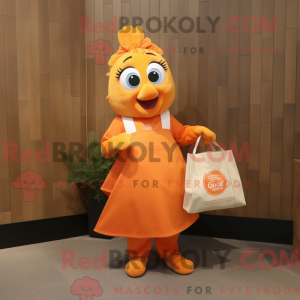 Postava maskota Orange Fish...