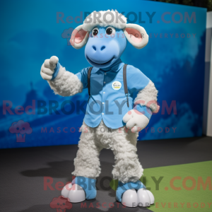 Himmelblå Merino Sau...