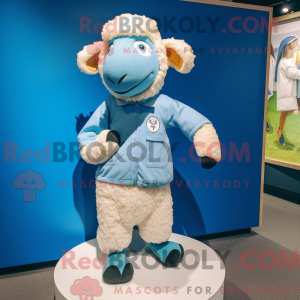 Postava maskota Sky Blue...