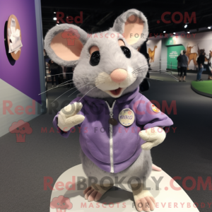 Lavender Rat Maskottchen...
