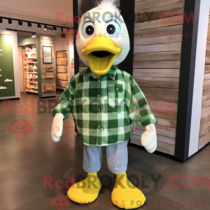 Lime Green Goose maskot...