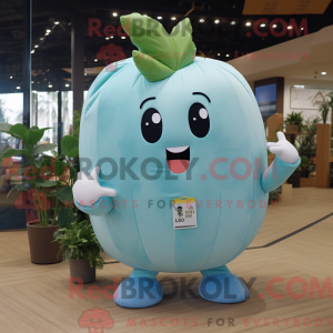 Sky Blue Turnip mascotte...