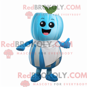 Sky Blue Turnip mascotte...