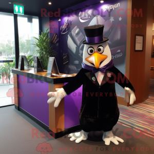 Lilla Kiwi maskot kostume...