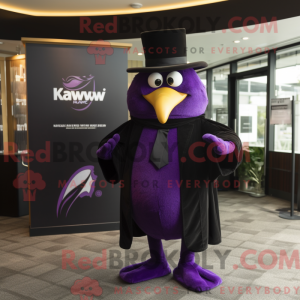 Lilla Kiwi maskot kostume...