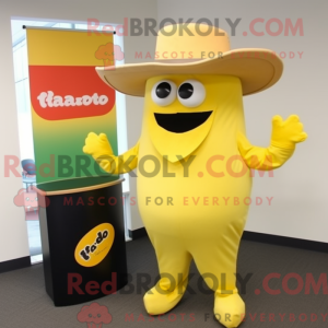 Gul Fajitas maskot kostume...