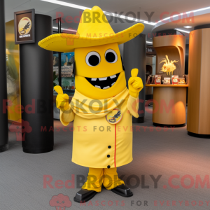 Gul Fajitas maskot kostume...