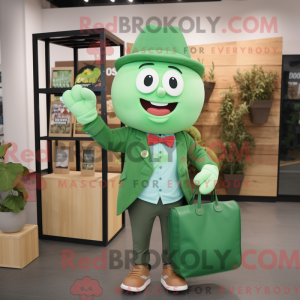 Groen Hart mascotte kostuum...