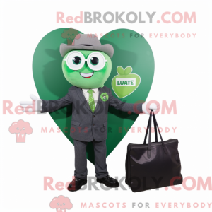Green Heart maskot kostume...