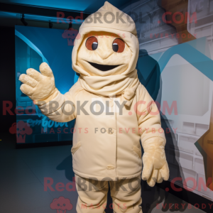 Cream Scarecrow maskot...