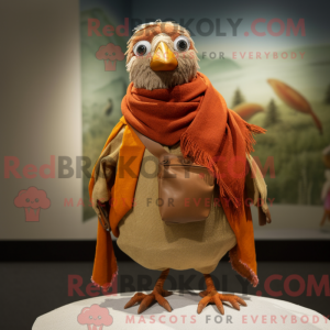 Rust Dove mascottekostuum...