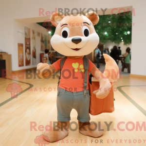 Peach Marten Maskottchen...