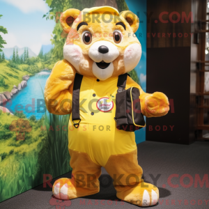 Costume mascotte de loutre...