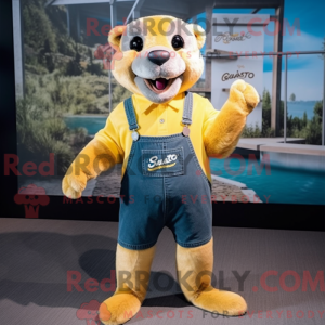 Costume mascotte de loutre...